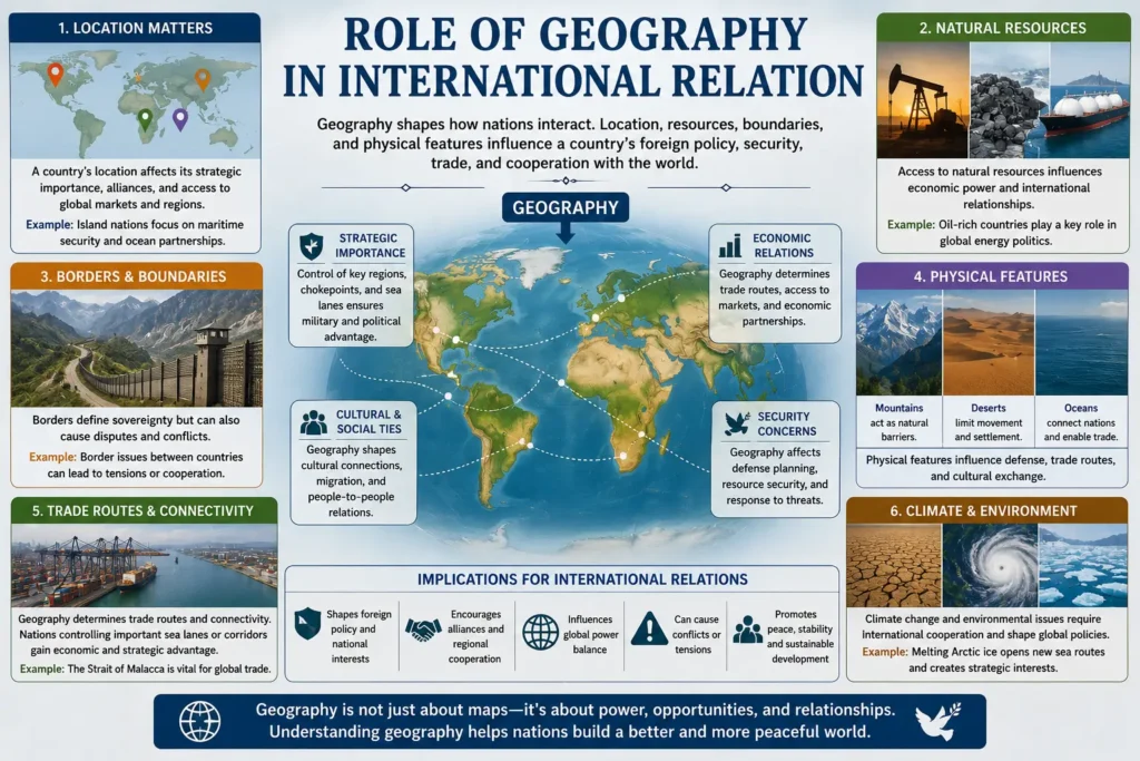 Role of Geography in International Relations
