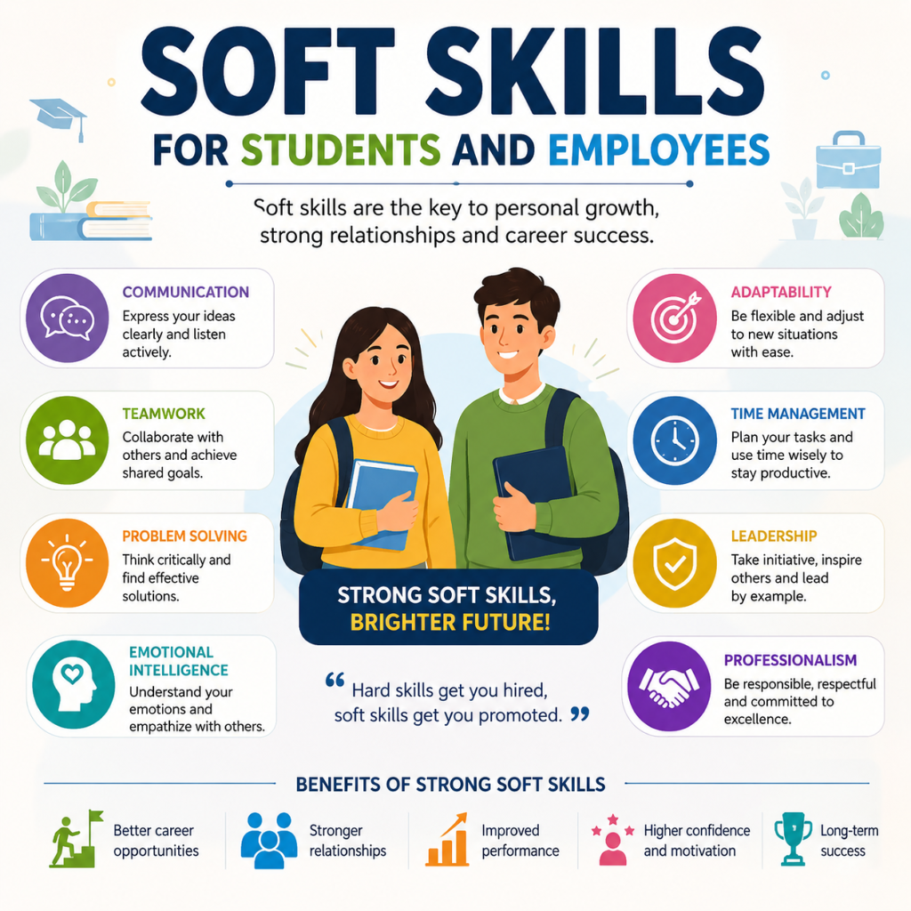 SOFT SKILLS FOR STUDENT AND EMPLOYEES