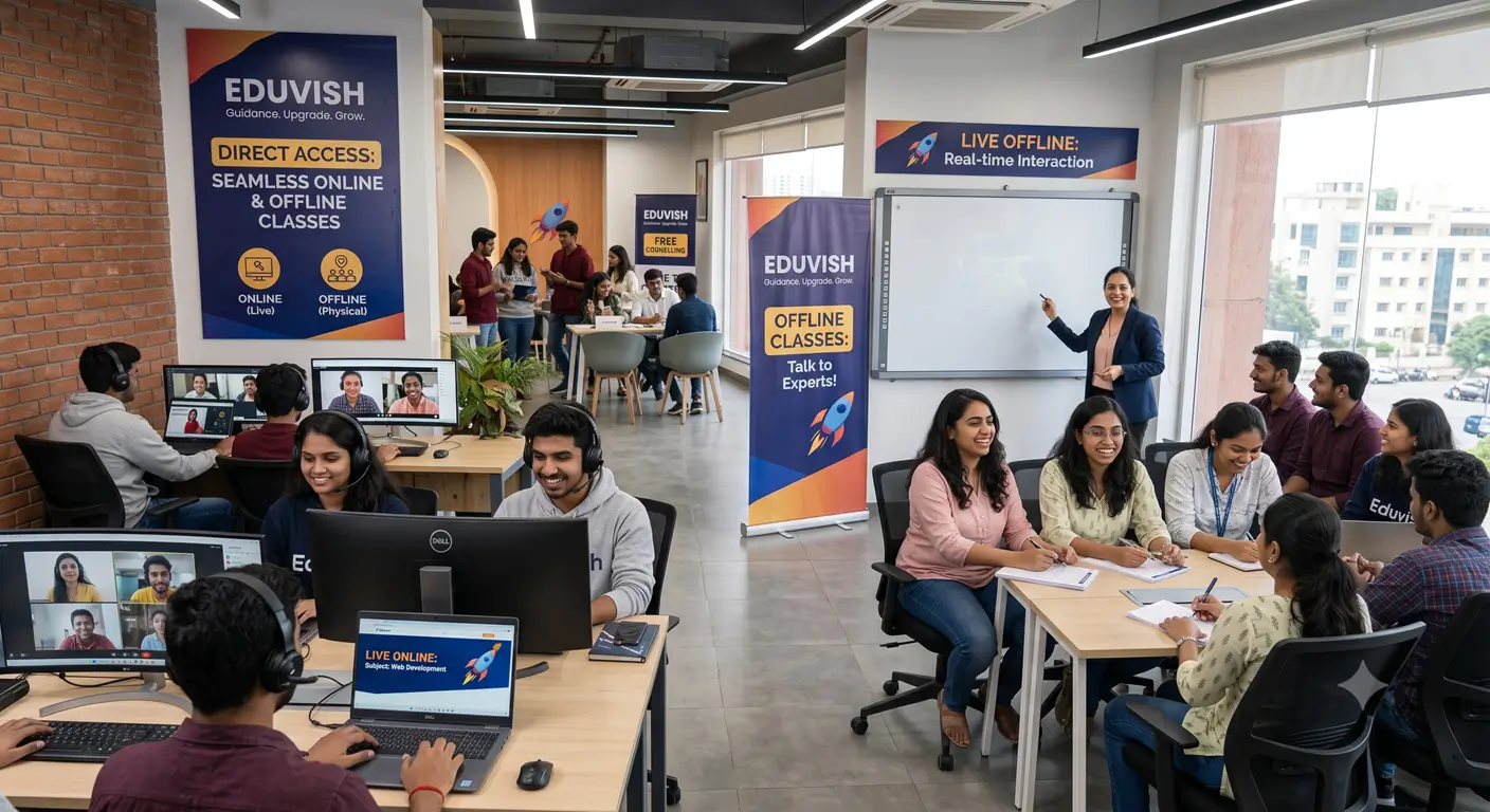 Seamless Direct Access to Offline and Online Teacher Classes - Eduvish