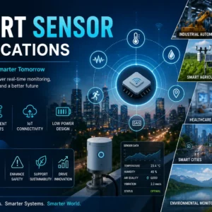 Professional Smart Sensor Applications course image with IoT and sensor visuals