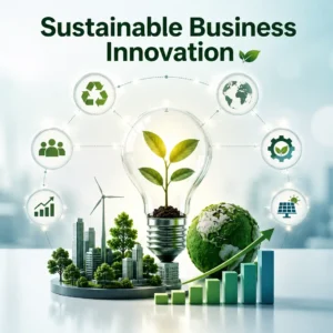 High-quality course image for Sustainable Business Innovation with eco-friendly business visuals