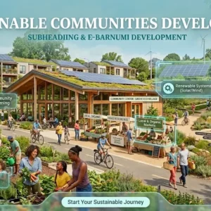 Professional Sustainable Communities Development course image with eco‑friendly community visuals