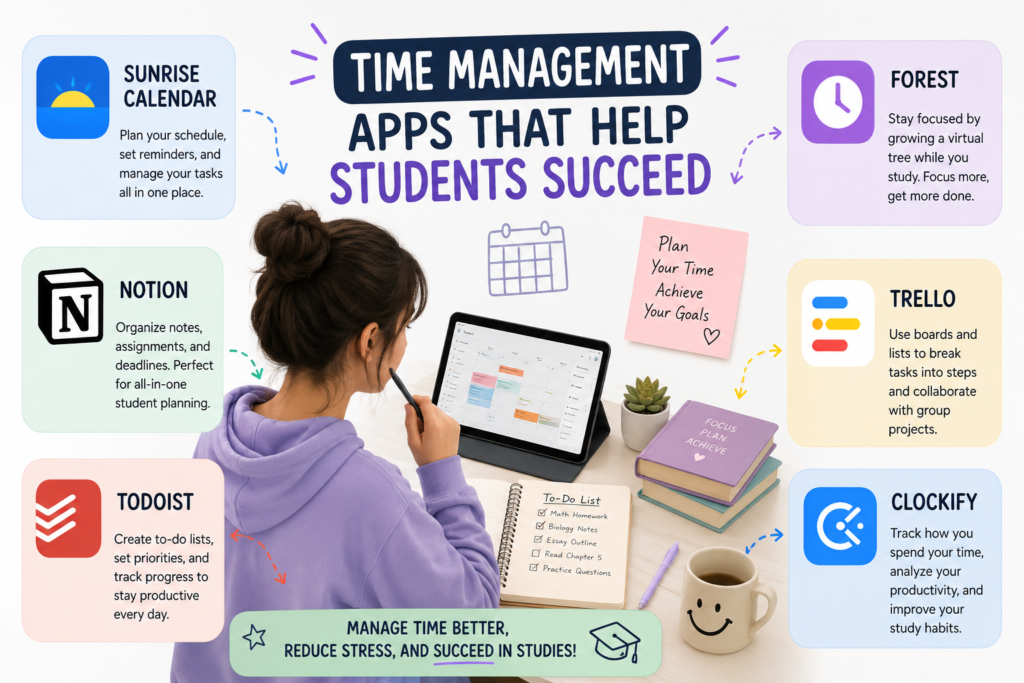 Time Management Apps That Help Students Succeed