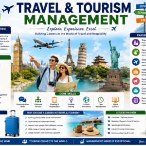 Travel and Tourism Management Course covering travel planning and destination management