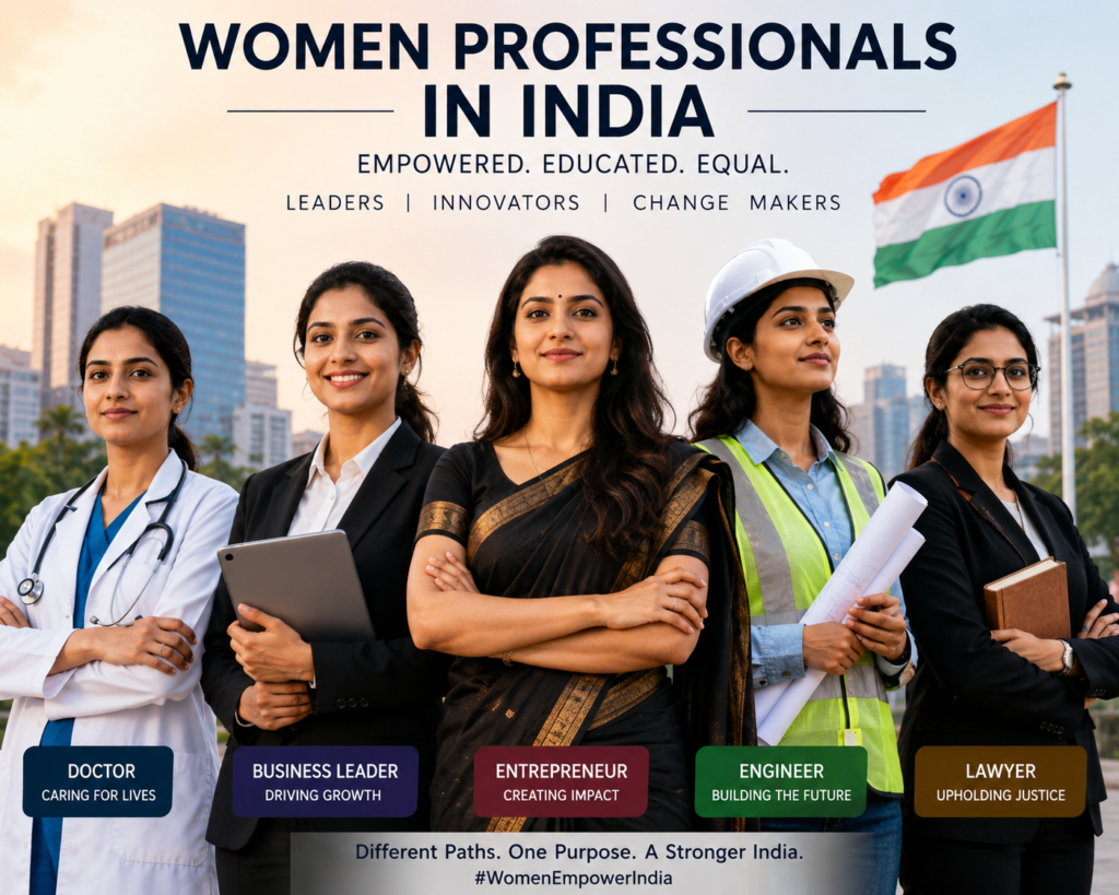 WOMAN PROFESSIONAL IN INDIA