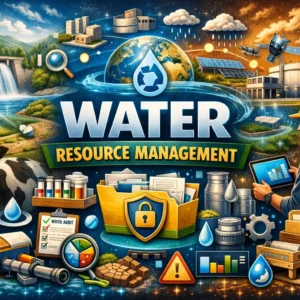 Professional Water Resource Management course image with water conservation and sustainability visuals