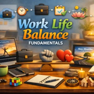 Professional work life balance fundamentals course design with harmony visuals