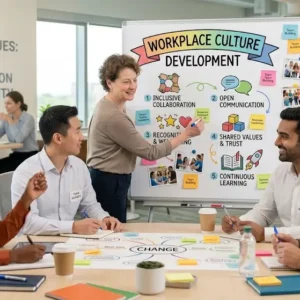 High-quality educational banner for Workplace Culture Development course