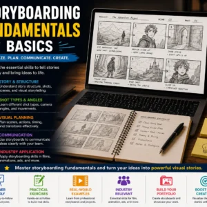 Learn Storyboarding Fundamentals Basics with visual storytelling and planning skills