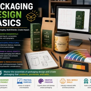 Learn Packaging Design Basics with branding and product packaging skills
