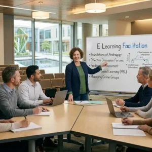 Professional HD course image for E‑Learning Facilitation training program