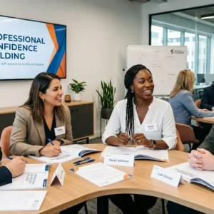High-quality educational course image featuring Professional Confidence Building with modern visuals