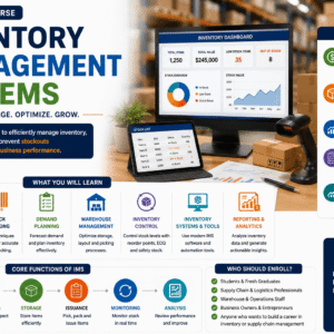 Professional learning inventory management systems and stock control techniques