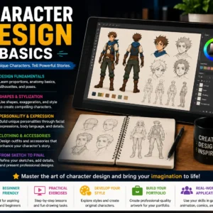 Learn Character Design Basics with creative character development skills