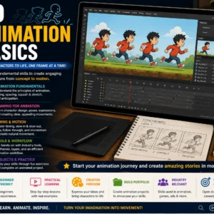 Learn 2D Animation Basics with motion design and animation skills