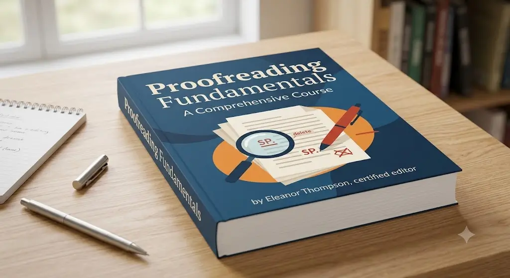 Professional HD course image for Proofreading Fundamentals training program