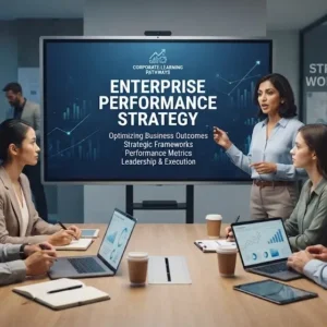 High-quality educational course image featuring Enterprise Performance Strategy with modern visuals