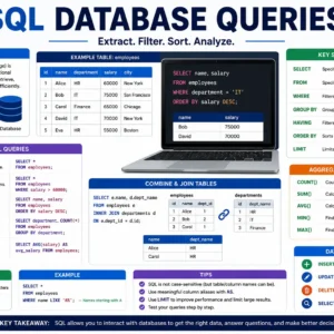 SQL Database Queries Course for database management and data analysis