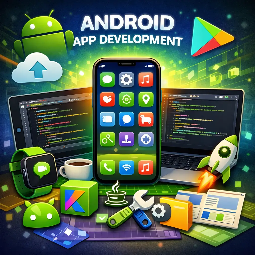 Android App Development Course using Kotlin and Android Studio