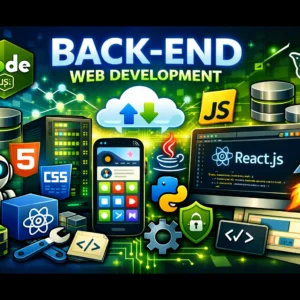 Back-End Web Development Course covering Node.js APIs databases and server-side programming