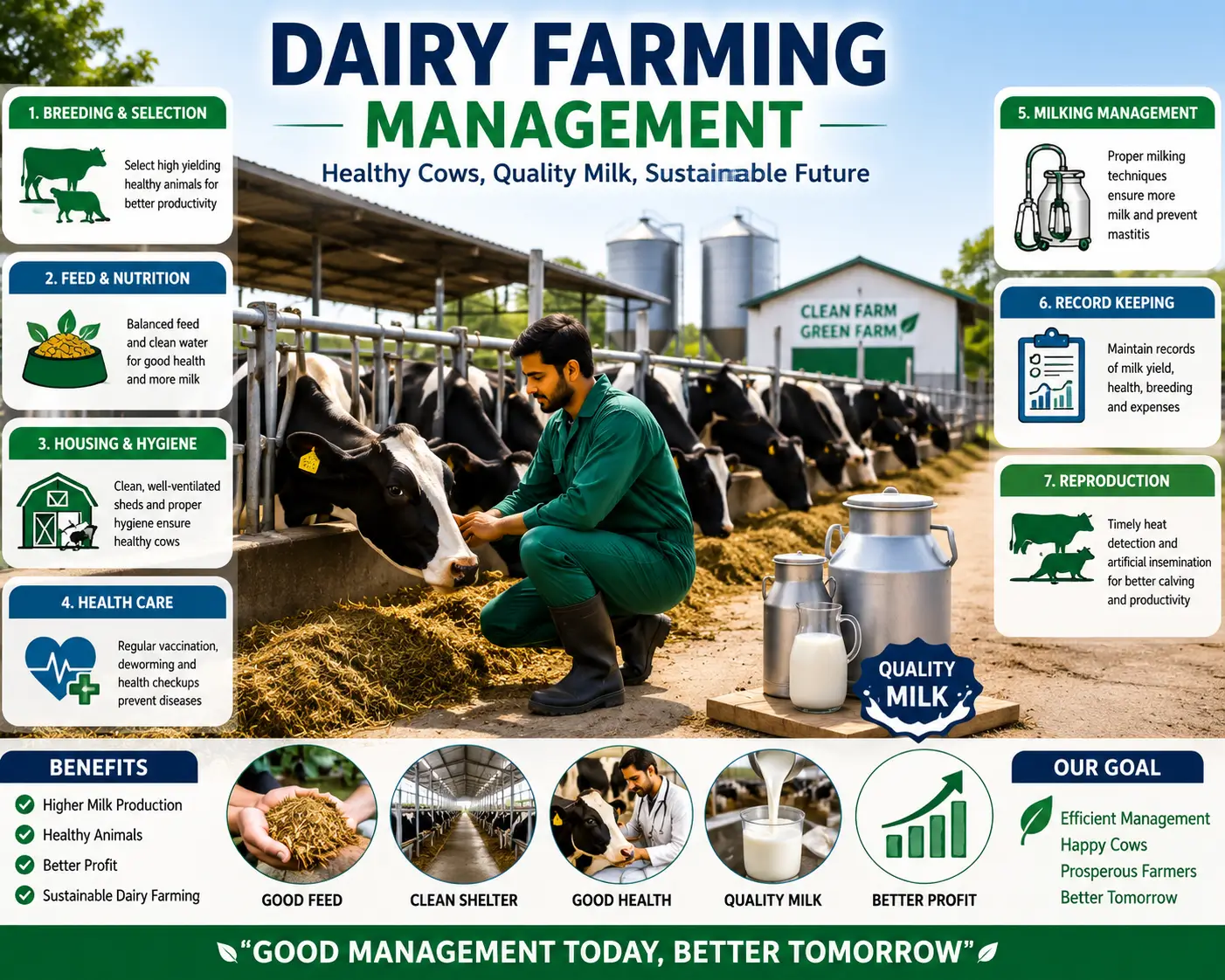 Dairy Farming Management Course for livestock and dairy business management
