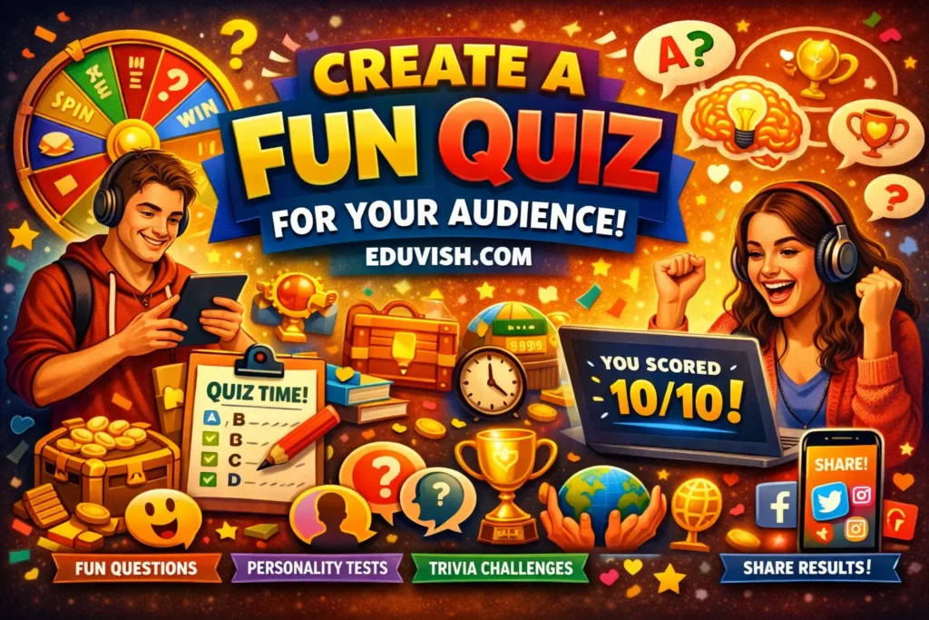 create a fun quiz for your audience