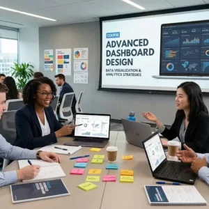 Professional educational image for Advanced Dashboard Design course