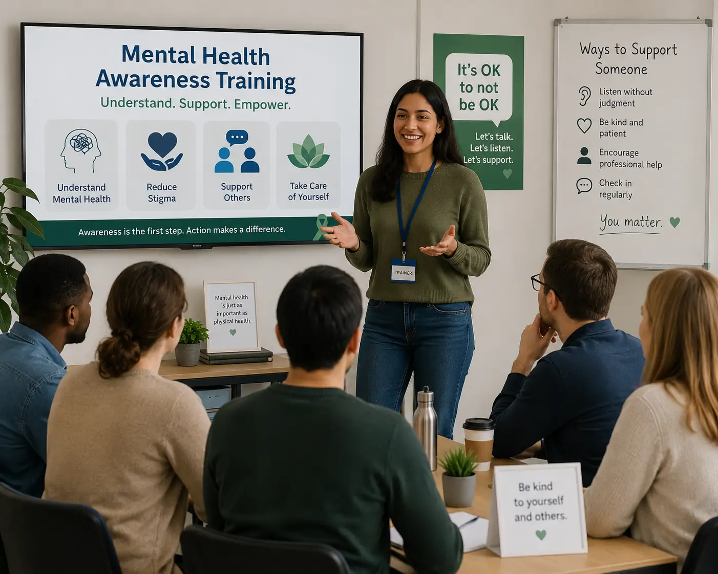 Mental Health Awareness Training Course focused on emotional wellbeing and wellness education