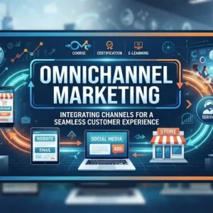 High-quality educational course image featuring Omnichannel Marketing with modern visuals