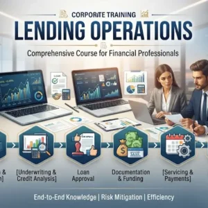 High-quality educational course image featuring Lending Operations with modern visuals