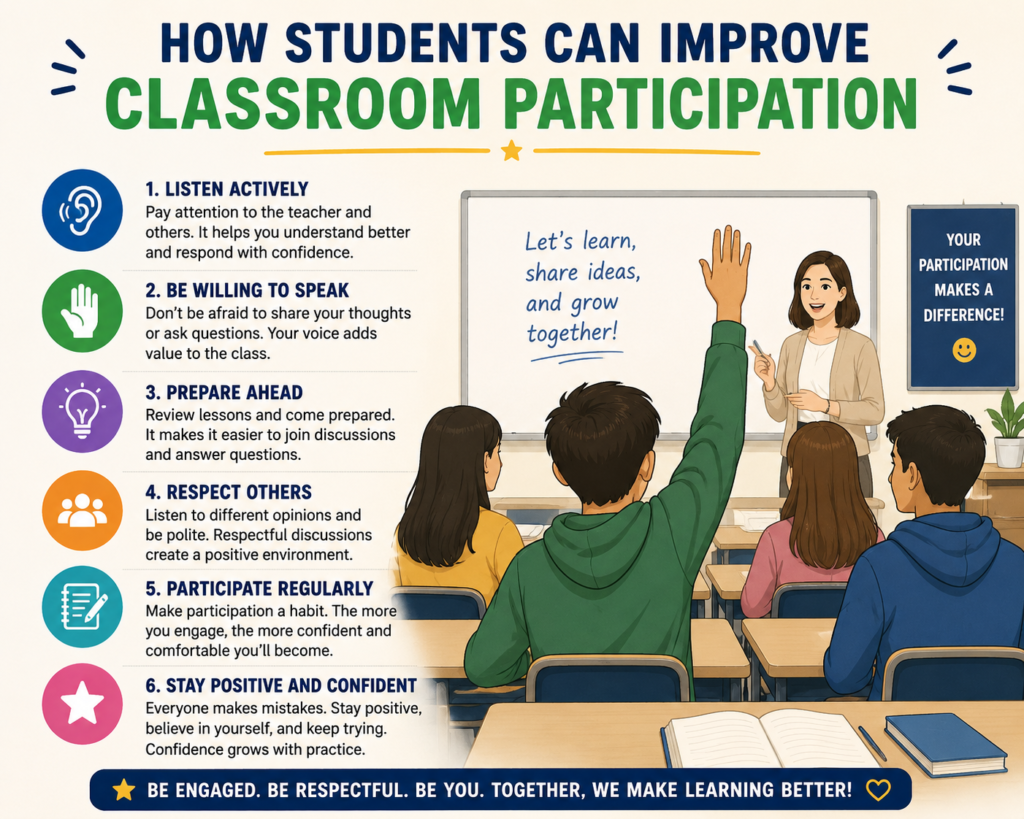 how student can inprove classroom particapation
