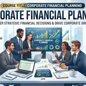 Modern educational image for Corporate Financial Planning course with finance and budgeting visuals