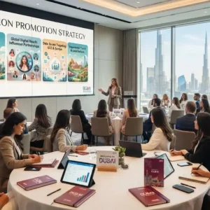 High-quality educational course image featuring Destination Promotion Strategy with modern visuals