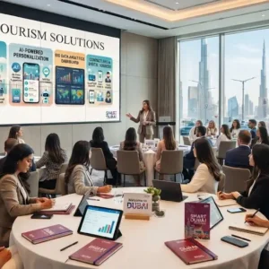 High-quality educational course image featuring Smart Tourism Solutions with modern visuals