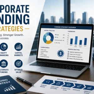 Professional banner for Corporate Funding Strategies training course