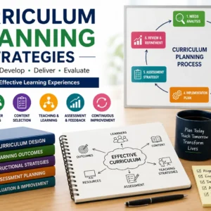 Professional Curriculum Planning Strategies course image with academic and planning visuals