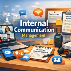 Professional course image for Internal Communication Management with office visuals
