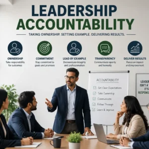 Professional course image for Leadership Accountability with responsibility and leadership visuals