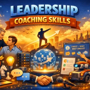 Professional course image for Leadership Coaching Skills with mentoring and leadership visuals