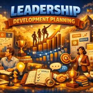 Professional course image for Leadership Development Planning with leadership and strategy visuals