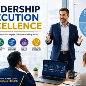 Professional course image for Leadership Execution Excellence with modern design
