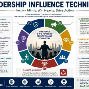 Professional course image for Leadership Influence Techniques with persuasion and leadership visuals