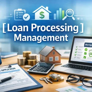 Professional course image for Loan Processing Management with finance visuals
