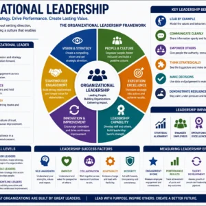 Professional course image for Organizational Leadership with modern design
