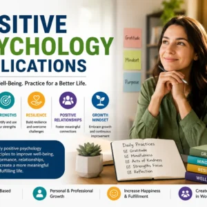 Professional Positive Psychology Applications course image with well‑being and growth visuals
