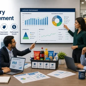 High-quality course banner for Retail Category Management with modern e-learning visuals