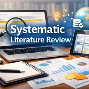 Professional course image for Systematic Literature Review with research visuals