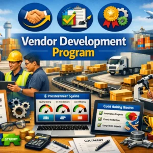 Professional course image showing Vendor Development Program and supplier training