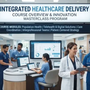 Professional e-learning image showing Integrated Healthcare Delivery and coordinated care systems