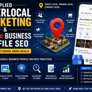 Educational banner for Applied Hyperlocal Marketing & Google Business Profile SEO course